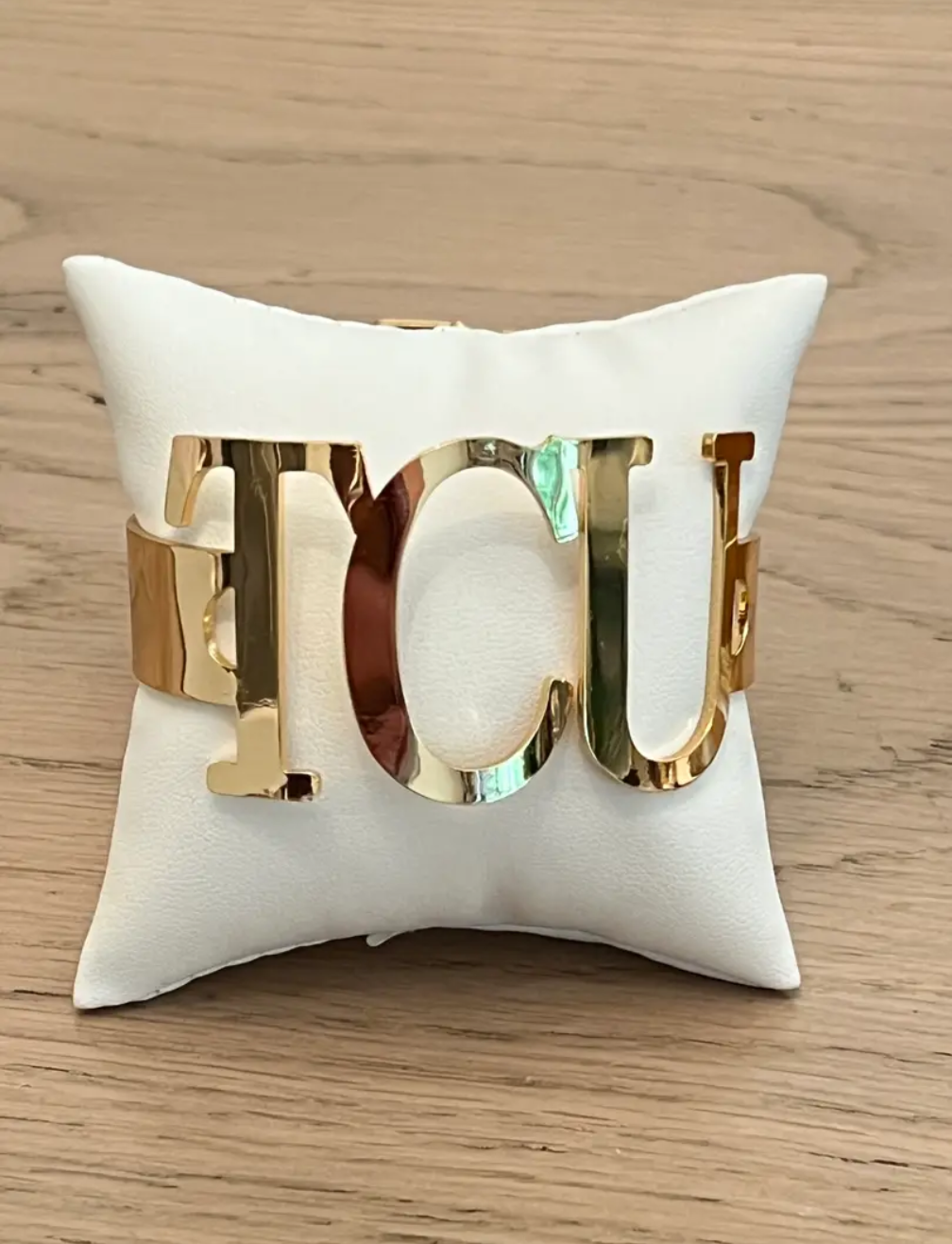 TCU Gold Cuff
