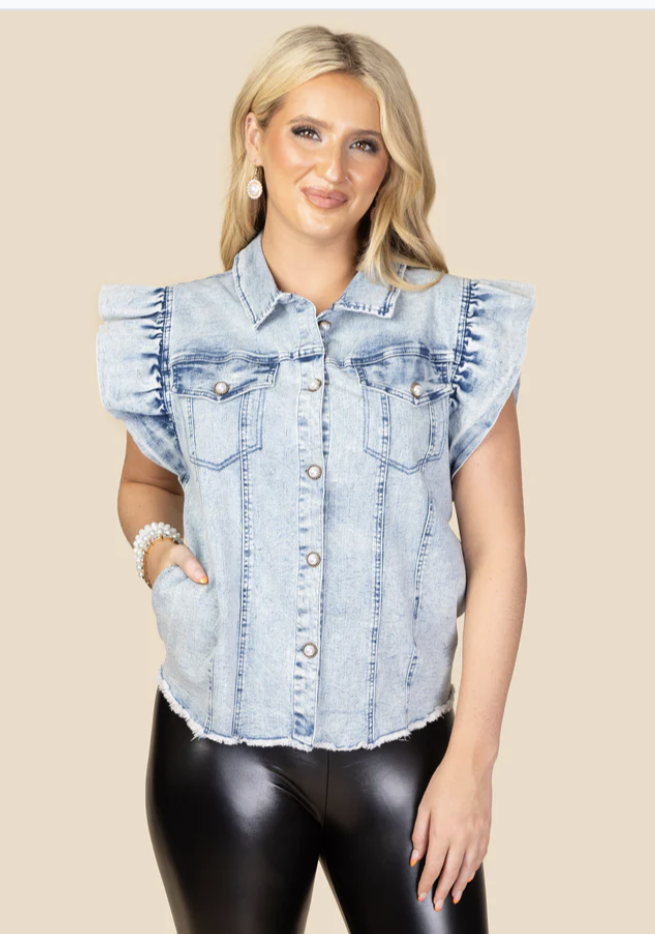 Denim Ruffler