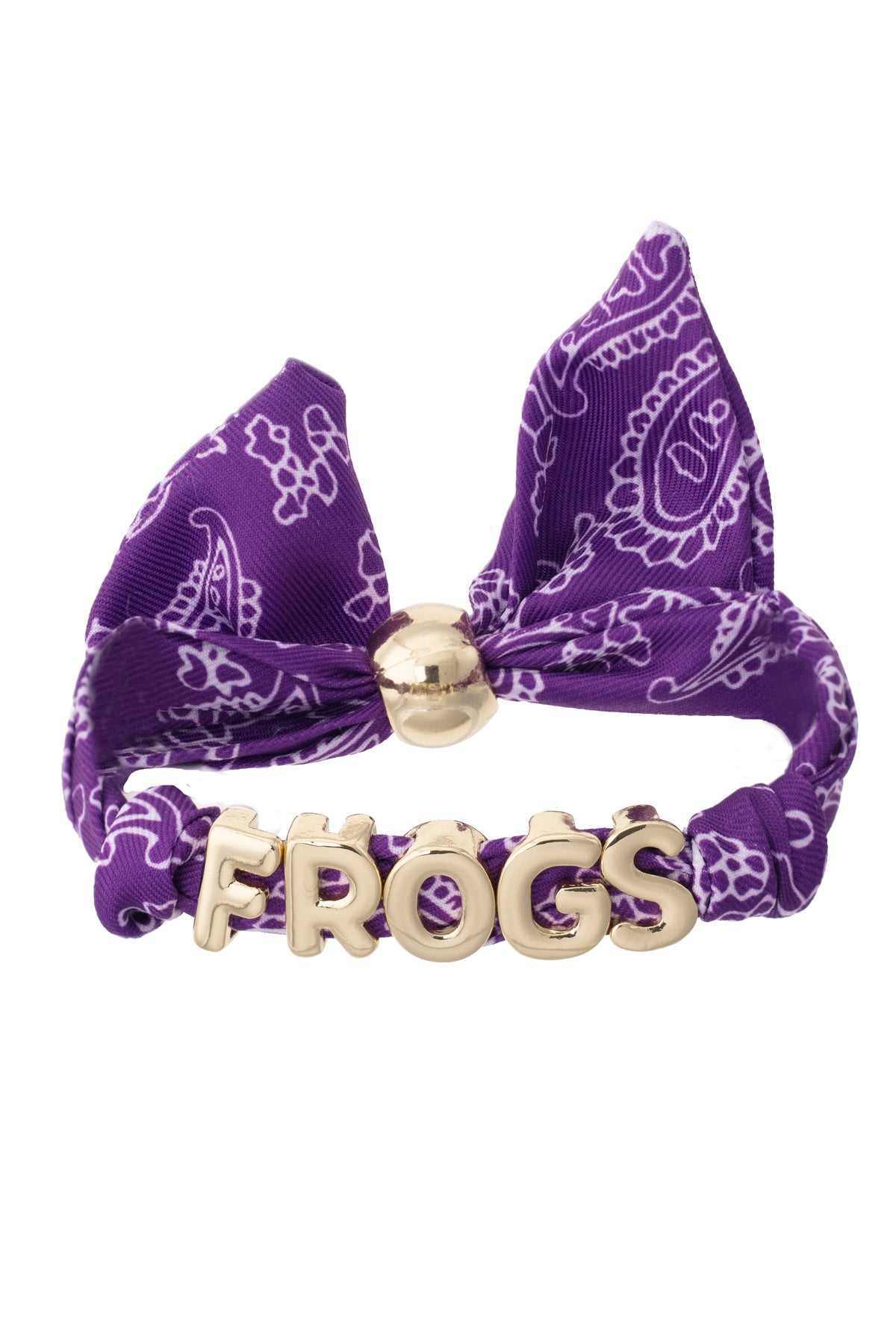 TCU Horned Frogs Game Day Bandana Slider Bracelet