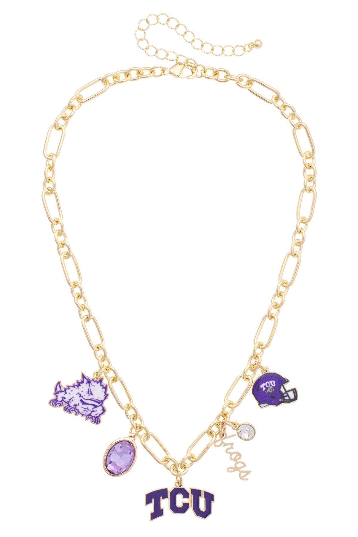 TCU Horned Frogs Gameday Charm Necklace