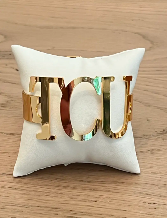 TCU Gold Cuff