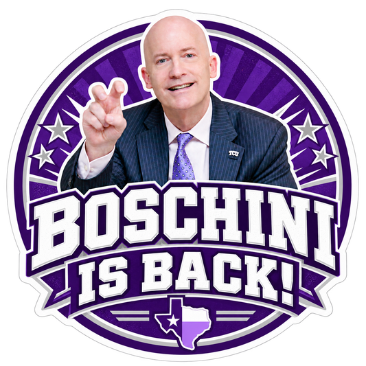 Boschini Is Back - purple Texas design