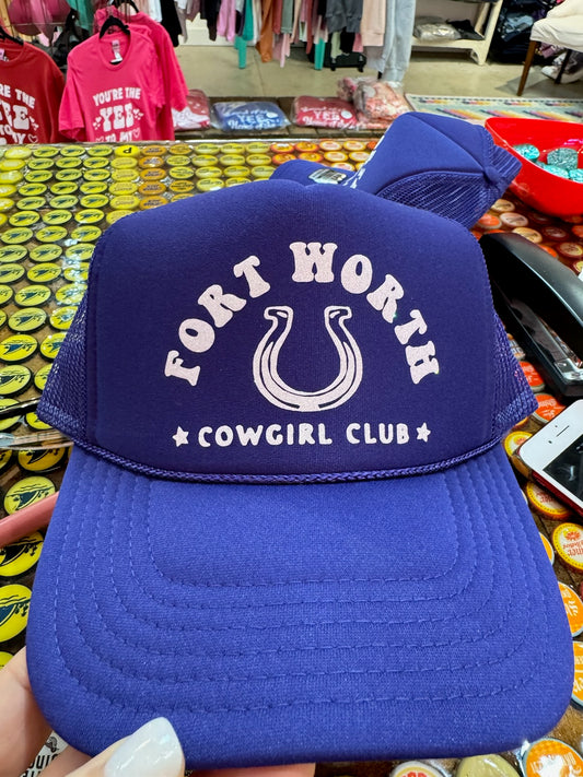 Fort Worth Cowgirl Club Trucker Hat