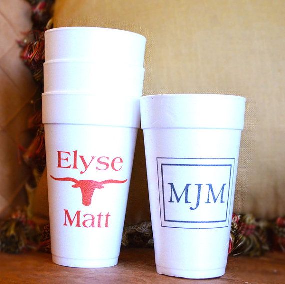 Custom Styrofoam Cups! – Three Girls Designs Fort Worth