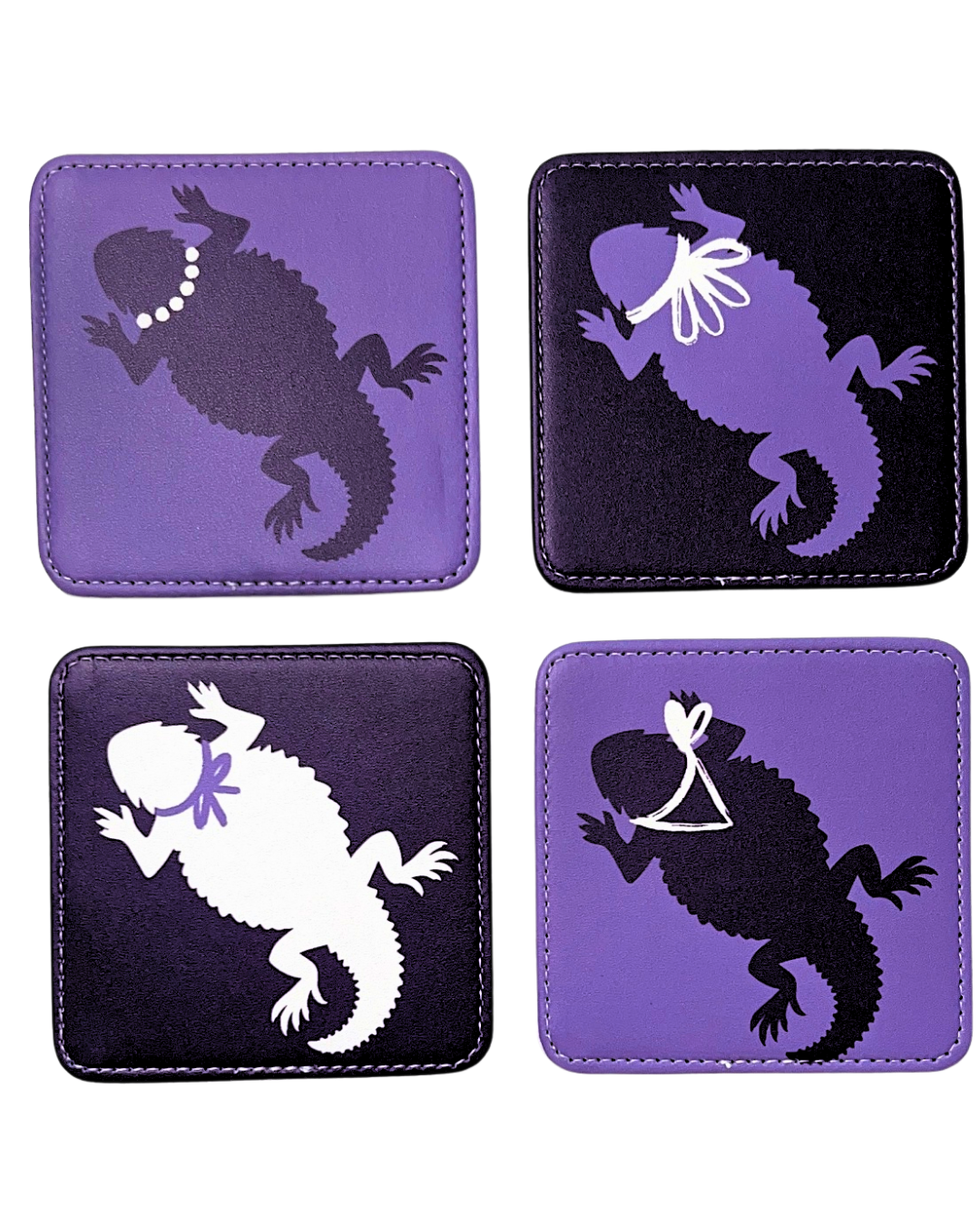 Spirit Frogs TCU Coasters – Set of 4