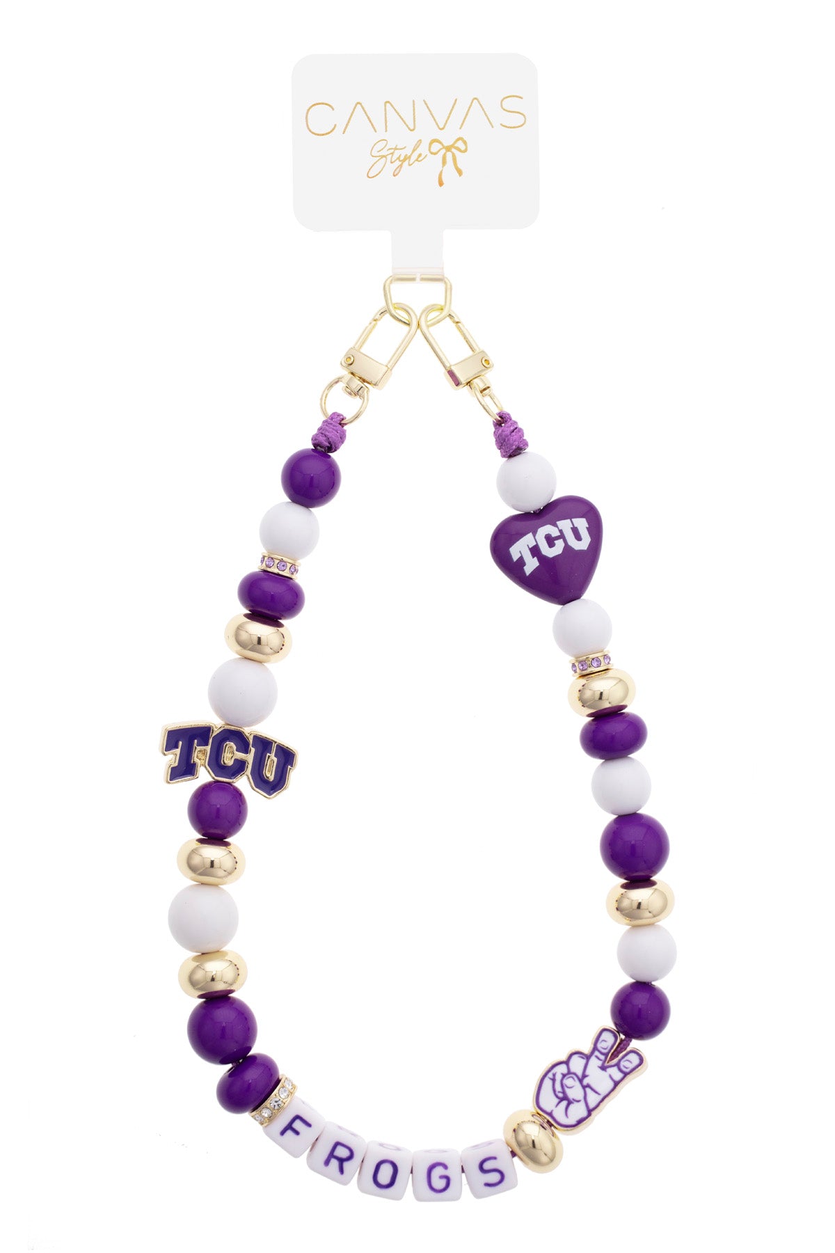 TCU Horned Frogs Game Day Cellphone Wristlet