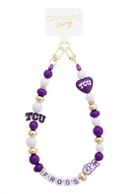 TCU Horned Frogs Game Day Cellphone Wristlet